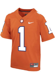 Nike Clemson Tigers Boys Orange Sideline Replica Football Jersey