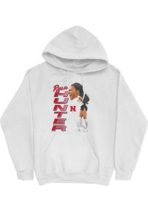 Ryan Hunter Campus Ink Nebraska Cornhuskers Youth Elevated Caricature Hoodie Long Sleeve Player Ho..