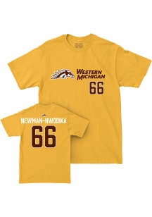 Munachimdinanma Newman-Nwodika Western Michigan Broncos Youth Gold NIL Sideline Player Tee