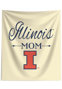 Illinois Fighting Illini Mom 50x60 Tapestry Blanket