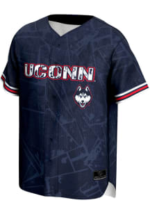 ProSphere UConn Huskies Mens Navy Blue Vigor Baseball Jersey