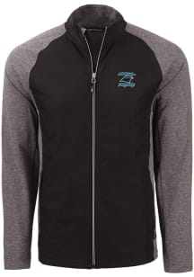 Cutter and Buck Carolina Panthers Mens Black Historic Adapt Eco Medium Weight Jacket