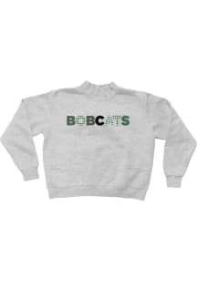 B-Unlimited Ohio Bobcats Womens Grey Heather Funky Patterns Crew Sweatshirt