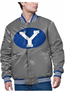 Starter BYU Cougars Mens Grey Big 12 Tournament Light Weight Jacket