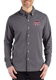 Cutter and Buck Toronto FC Mens Black Skyline Long Sleeve Dress Shirt