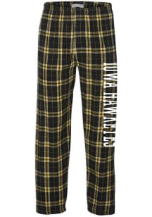 Iowa Hawkeyes Mens Gold Team Name Sleep Pants