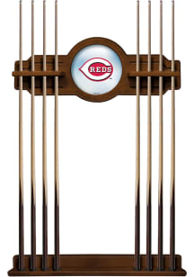 Cincinnati Reds Solid Wood Cue Rack Pool Table Accessories