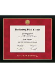Texas Tech Red Raiders Medallion Manchester Diploma Frame - Red