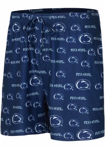 Concepts Sport Penn State Nittany Lions Mens Navy Blue Mosaic All Over Print Boxer Shorts