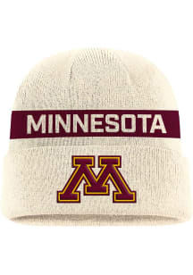 Nike Minnesota Golden Gophers Brown Stripe Peak Utility Cuff Mens Knit Hat