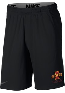 Nike Iowa State Cyclones Mens Black Logo Shorts