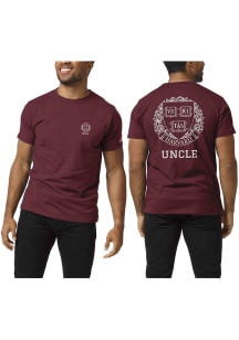 Harvard Crimson Maroon Uncle Short Sleeve T Shirt