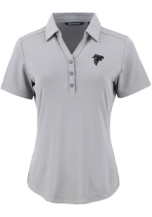 Cutter and Buck Atlanta Falcons Womens Graphite Mono Forge Eco Polo Short Sleeve Polo Shirt