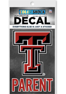Texas Tech Red Raiders Parent Auto Decal - Red