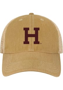 Legacy Harvard Crimson Old Favorite Trucker Adjustable Hat - Khaki