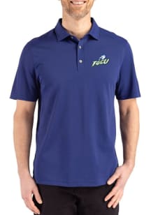 Cutter and Buck Florida Gulf Coast Eagles Mens Blue Advantage Refresh Short Sleeve Polo