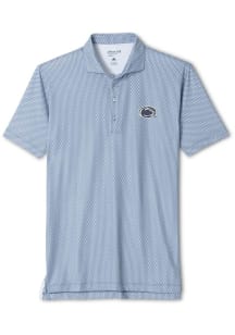 Johnnie O Penn State Nittany Lions Mens Navy Blue Hex Short Sleeve Fashion Polo