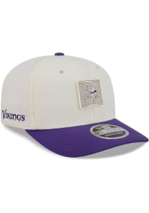 New Era Minnesota Vikings 2026 NFL Training Camp Stretch 9SEVENTY Adjustable Hat - White