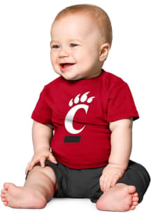 Little King Cincinnati Bearcats Infant Primary Logo Short Sleeve T-Shirt Red