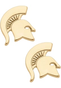 Michigan State Spartans Matte Stud Womens Earrings