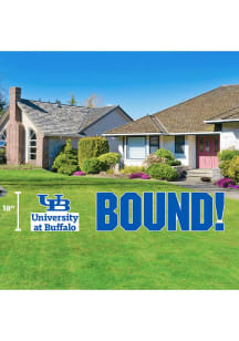 Buffalo Bulls Bound Yard Sign - White