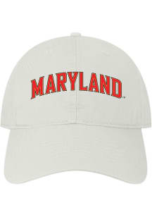 Legacy Maryland Terrapins EZA Twill Adjustable Adjustable Hat - White