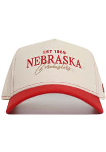 No Rivals Nebraska Cornhuskers Vintage Adjustable Hat - Ivory