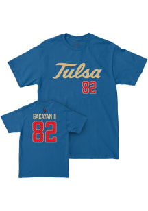 Chris Gacayan II Tulsa Golden Hurricane Youth Royal Blue NIL Sideline Player Tee