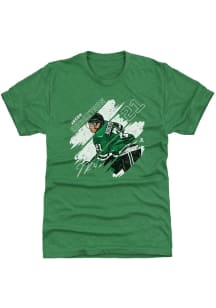 Jason Robertson Dallas Stars Youth Kelly Green Stripes Player Tee