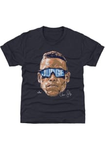 Aaron Judge New York Yankees Youth Navy Blue Sunglasses Player Tee