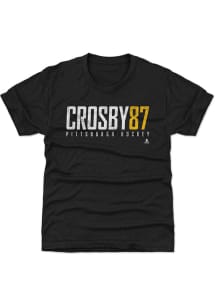 Sidney Crosby Pittsburgh Penguins Youth Black 87 Player Tee