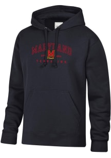 Gear For Sports Maryland Terrapins Mens Black Big Cotton Long Sleeve Hoodie