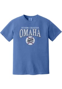 Summit Sportswear Omaha Storm Chasers Womens Blue Homerun Short Sleeve T-Shirt