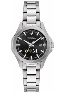 Bulova William & Mary Tribe Sport Stainless Steel Womens Watch