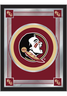 Florida State Seminoles Logo Hanging Back Bar Mirror