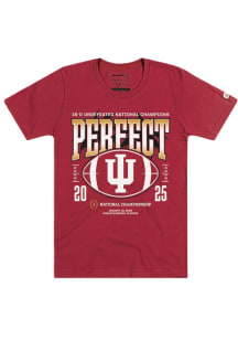 Homefield Indiana Hoosiers Crimson 2025 CFP National Champions Perfect Short Sleeve T Shirt