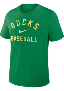 Nike Oregon Ducks Green Dugout Early Work Baseball Short Sleeve T Shirt