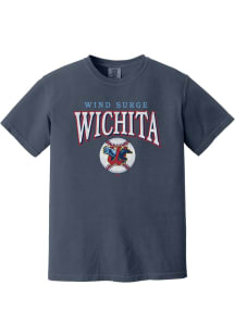 Summit Sportswear Wichita Wind Surge Womens Blue Homerun Short Sleeve T-Shirt