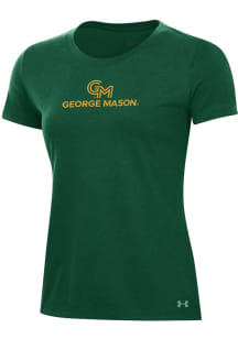 Under Armour George Mason University Womens Green Performance Short Sleeve T-Shirt