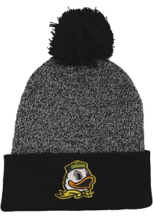 LogoFit Oregon Ducks Black Rooney Mens Knit Hat