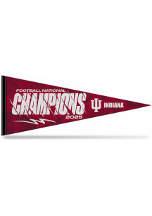 Indiana Hoosiers 2025 College Football Champions 12x30 Pennant - Crimson