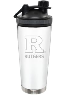 Rutgers Scarlet Knights 24oz Stainless Steel Bottle - White