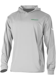 Columbia Oregon Ducks Mens Grey Heat Seal Long Drive Long Sleeve Hoodie