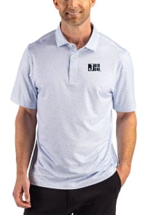 Cutter and Buck Jackson State Tigers Light Blue Pike Fern Big and Tall Polo