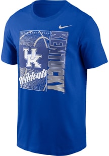 Nike Kentucky Wildcats Blue Basketball Refresh Short Sleeve T Shirt