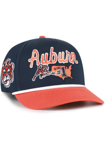 47 Auburn Tigers Mascot Mania Hitch Adjustable Hat - Navy Blue