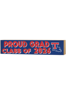 KH Sports Fan Louisiana Tech Bulldogs Class of 2026 Block Sign - Blue