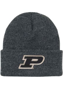 LogoFit Purdue Boilermakers North Pole Baby Knit Hat - Dark Grey