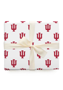 Indiana Hoosiers 6" Crimson Trident Wrapping Paper