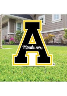 Appalachian State Mountaineers Primary Yard Sign - Black